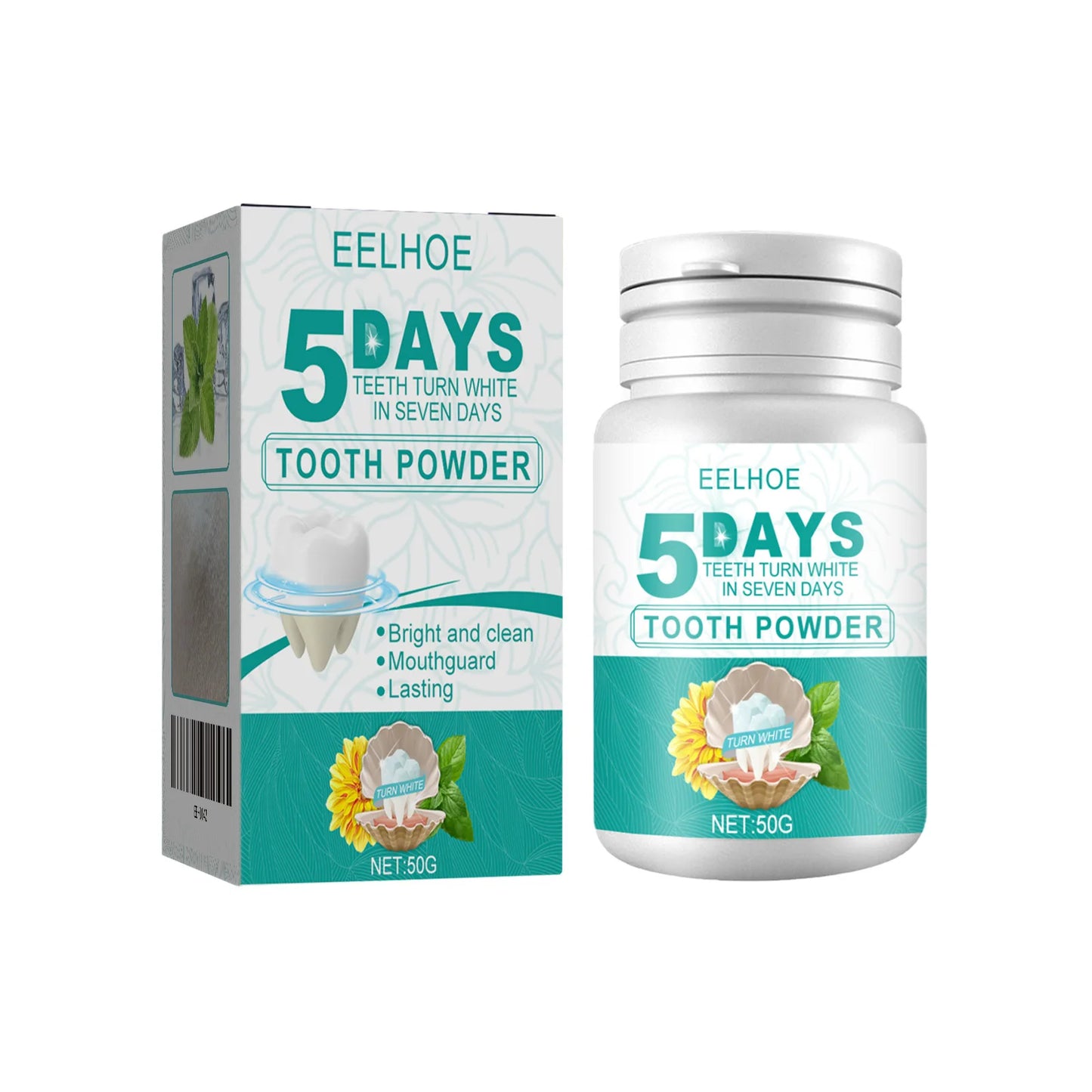Eelhoe 50g 5 Days Teeth Whitening Powder