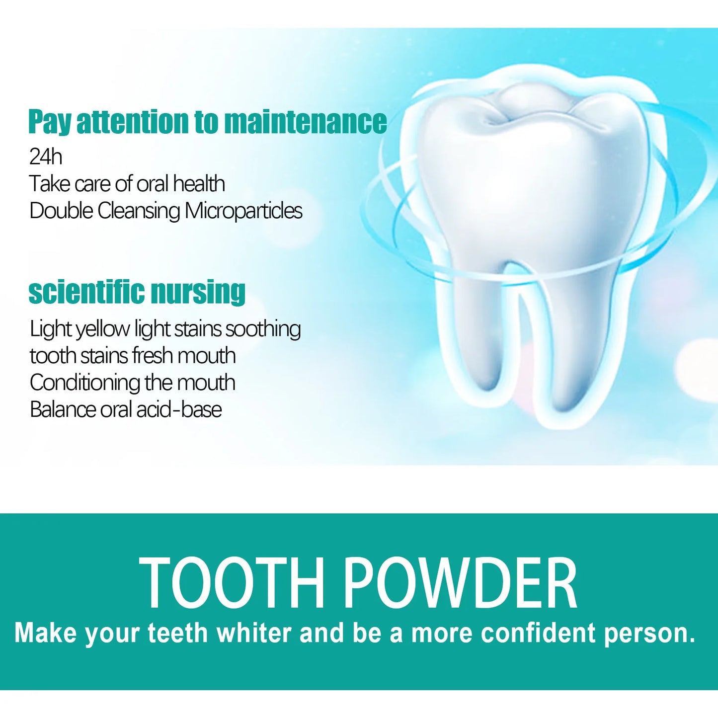 Eelhoe 50g 5 Days Teeth Whitening Powder
